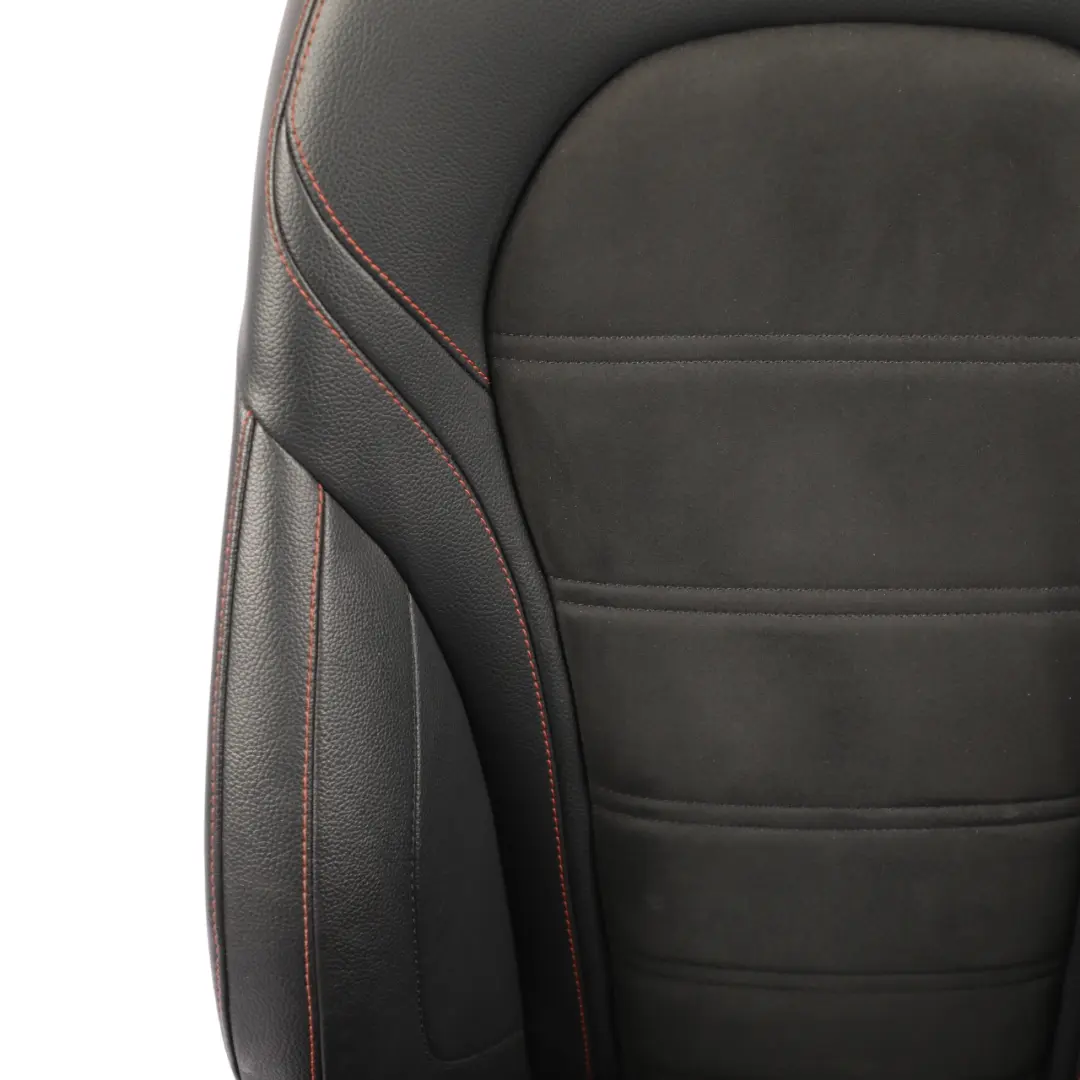 Przedni Lewy Fotel Grzany Pamięć Skóra Alcantara Czarny do Mercedes W205 o numerze A2059109712 Mercedes W205 Przedni Lewy Fotel Grzany Pamięć Skóra Alcantara Czarny - SKU A2059109712-2 - Numer Części A2059109712
