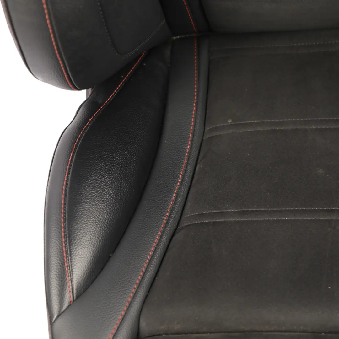 Mercedes W205 Front Seat Heated Memory Leather Alcantara Black Left N/S - SKU A2059109712-2 - Part number A2059109712