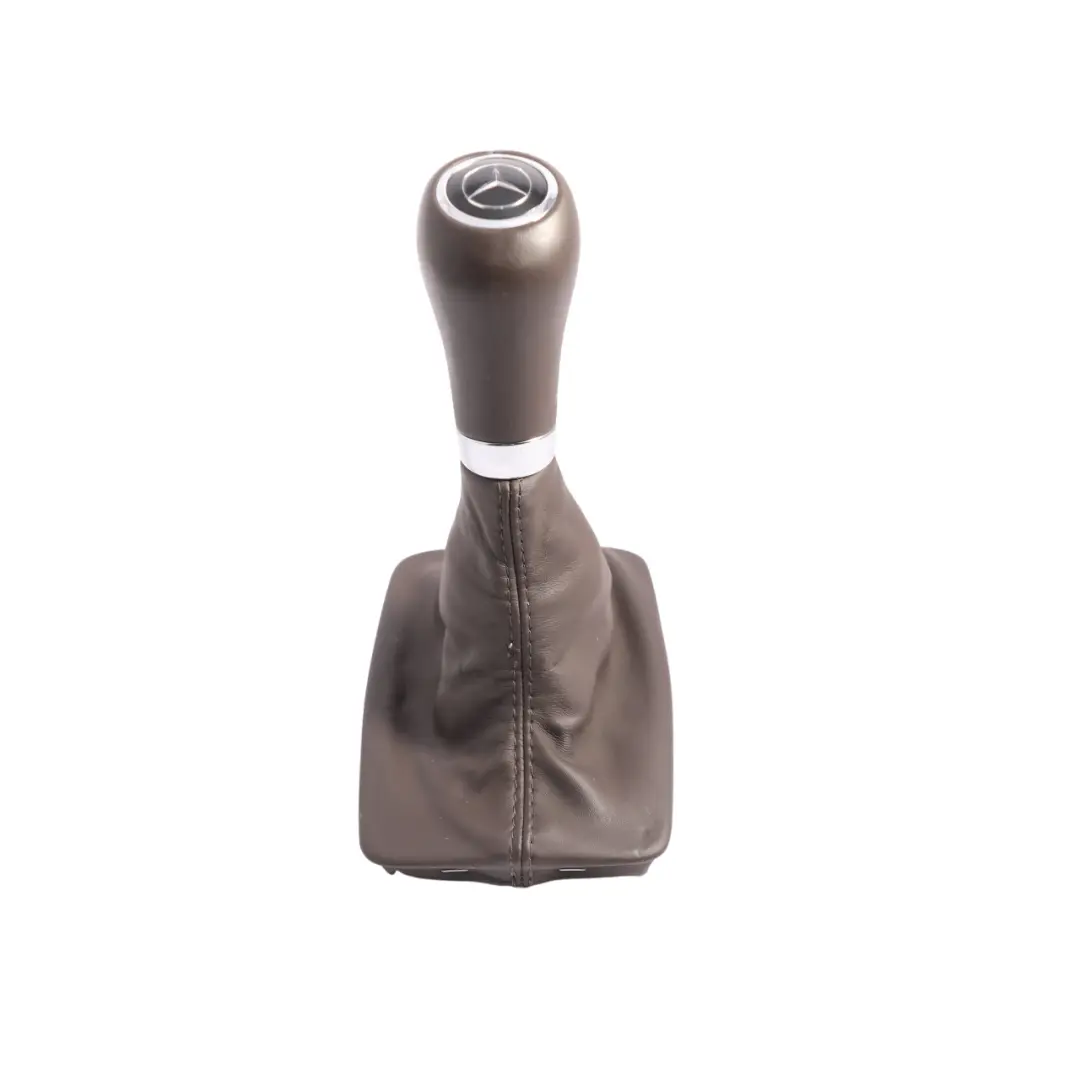 Mercedes W207 Gear Shift Knob Lever Selector Cover Brown Automatic - SKU A2072670510-2 - Part number A2072670510
