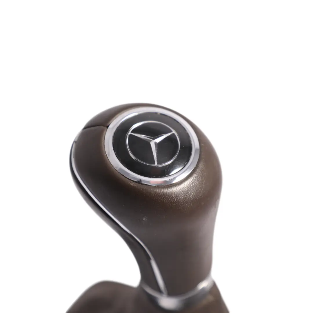 W207 Gear Shift Knob Lever Selector Cover Brown Automatic to Mercedes with Part number A2072670510 Mercedes W207 Gear Shift Knob Lever Selector Cover Brown Automatic - SKU A2072670510-2 - Part number A2072670510