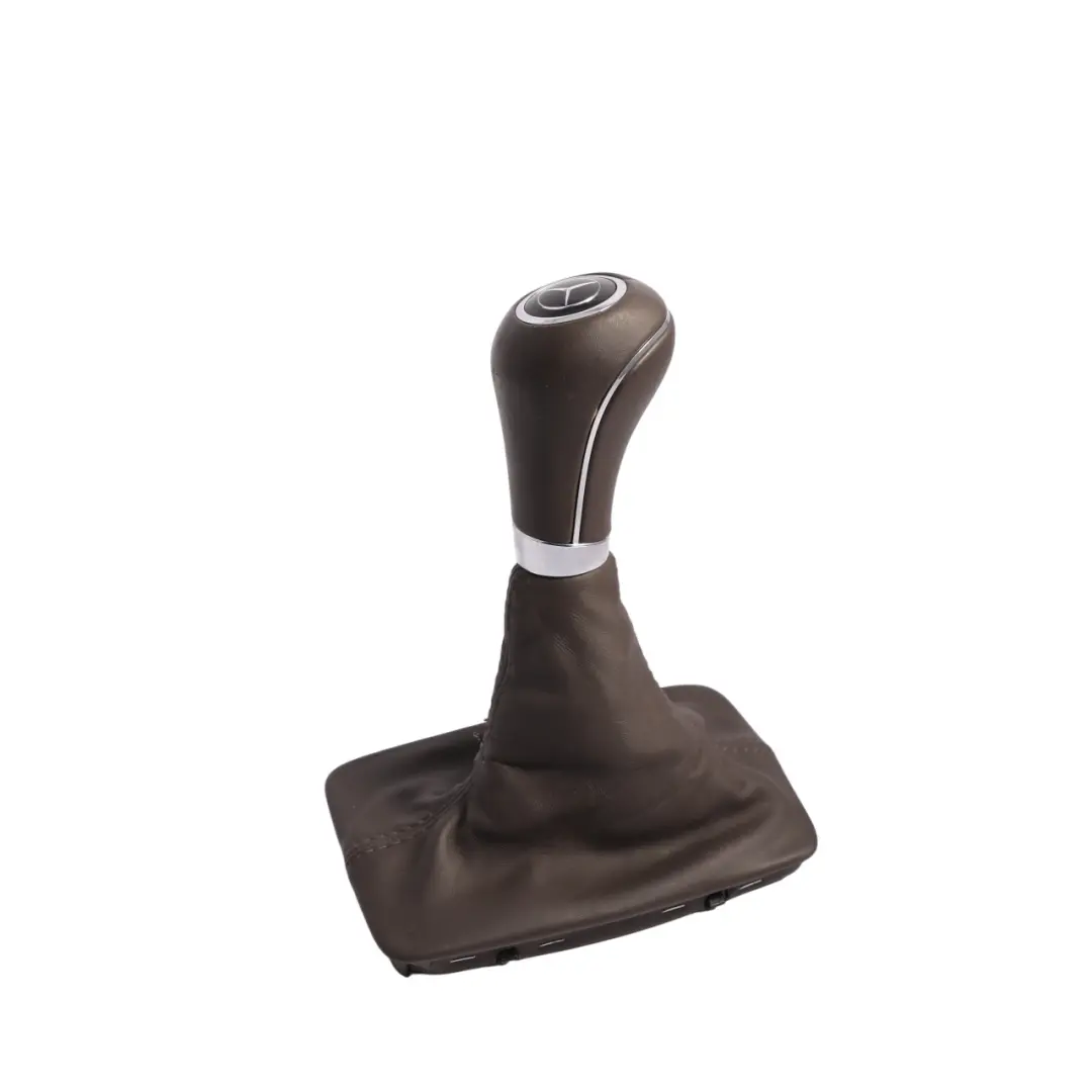 W207 Gear Shift Knob Lever Selector Cover Brown Automatic to Mercedes with Part number A2072670510 Mercedes W207 Gear Shift Knob Lever Selector Cover Brown Automatic - SKU A2072670510-2 - Part number A2072670510