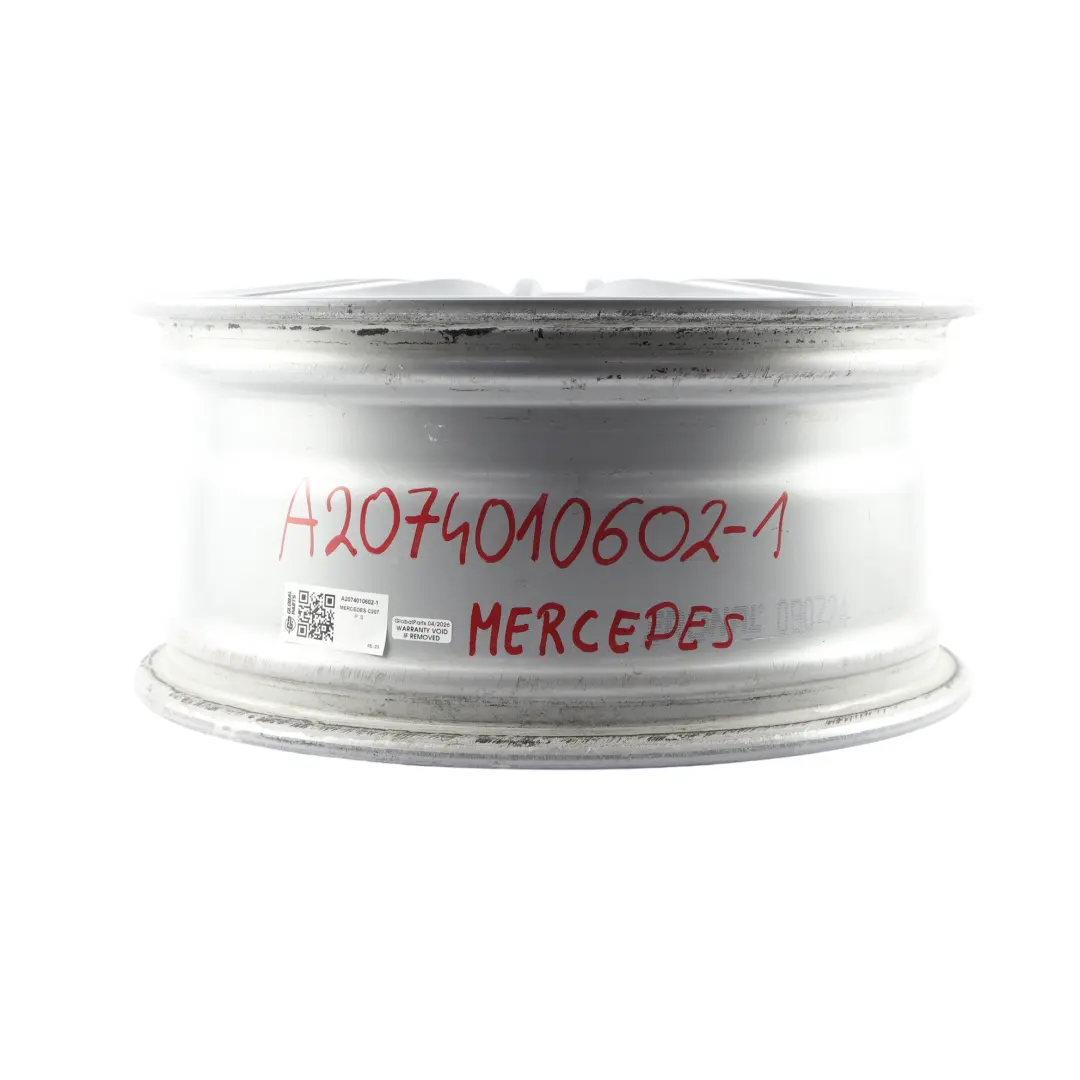 Mercedes C207 Felga Aluminiowa 17" 7,5J ET:45 Srebrna - SKU A2074010602-1 - Numer Części A2074010602