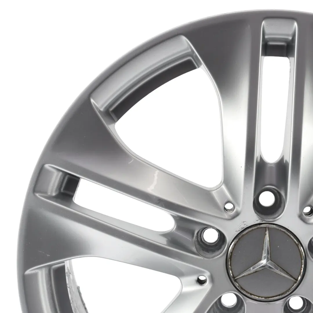 Alloy Rim 17" 5 Double Spoke 7,5J ET:45 Silver to Mercedes C207 Wheel with Part number A2074010602 Mercedes C207 Wheel Alloy Rim 17" 5 Double Spoke 7,5J ET:45 Silver - SKU A2074010602-1 - Part number A2074010602