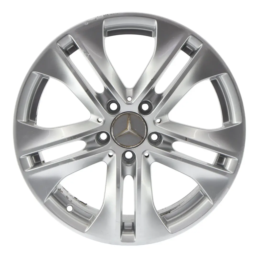 Mercedes C207 Cerchio In Lega 17" 5 Doppie Razze 7,5J ET:45 Argento - SKU A2074010602-2 - Numero di parte A2074010602