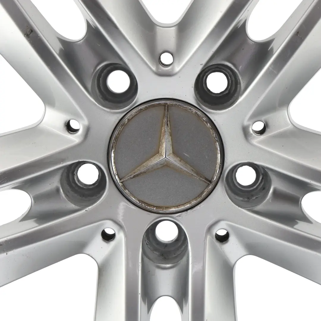 Alloy Rim 17" 5 Double Spoke 7,5J ET:45 Silver to Mercedes C207 Wheel with Part number A2074010602 Mercedes C207 Wheel Alloy Rim 17" 5 Double Spoke 7,5J ET:45 Silver - SKU A2074010602-2 - Part number A2074010602