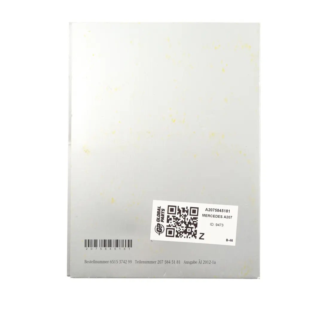 Digital Owner's Manual User Manual CD Set to Mercedes A207 with Part number A2075845181 Mercedes A207 Digital Owner's Manual User Manual CD Set - SKU A2075845181 - Part number A2075845181