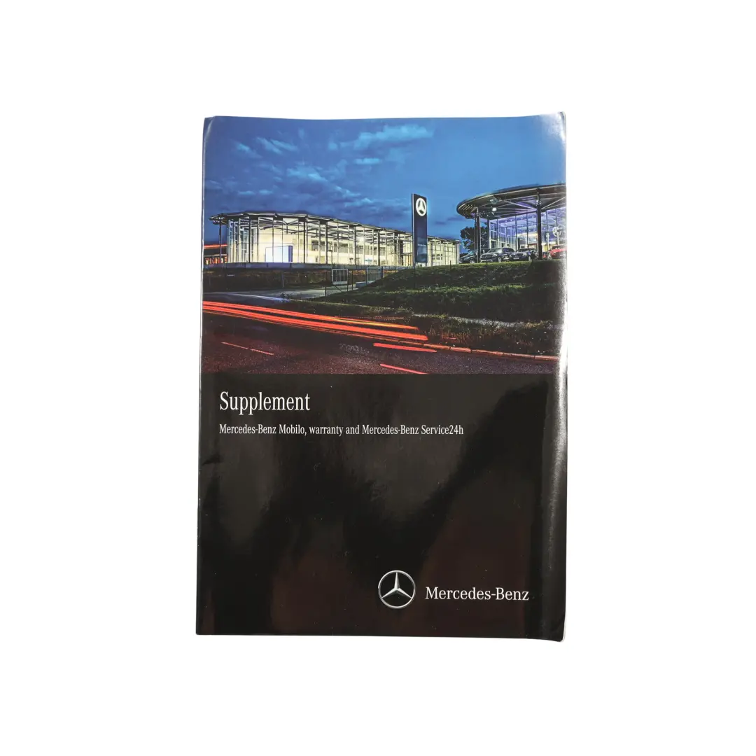 Owner's Handbook Supplement Books Slipcase Pouch Case Wallet Set to Mercedes W212 with Part number A2075847402 Mercedes W212 Owner's Handbook Supplement Books Slipcase Pouch Case Wallet Set - SKU A2075847402 - Part number A2075847402