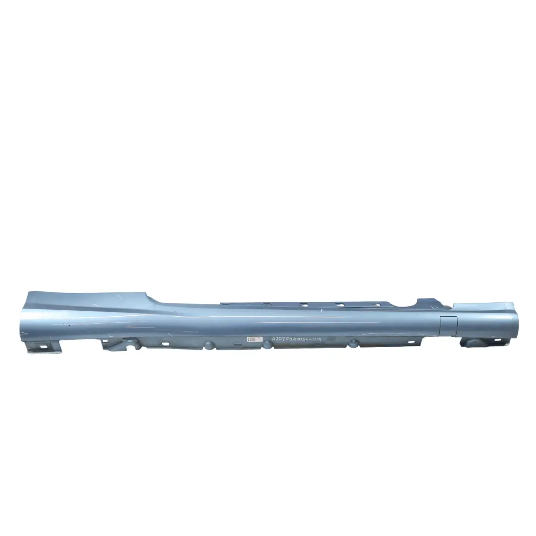 Mercedes A207 AMG Side Skirt Door Sill Cover Right O/S Indigolite Blue - 230 - SKU A2076981054-INB - Part number A2076981054