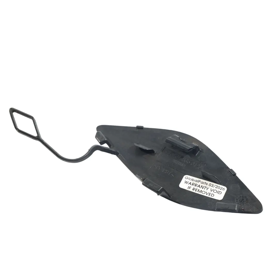 W207 Front Bumper Tow Eye Hook Cover Cap Obsidian Black - 197 to Mercedes with Part number A2078850123 Mercedes W207 Front Bumper Tow Eye Hook Cover Cap Obsidian Black - 197 - SKU A2078850123-OB - Part number A2078850123