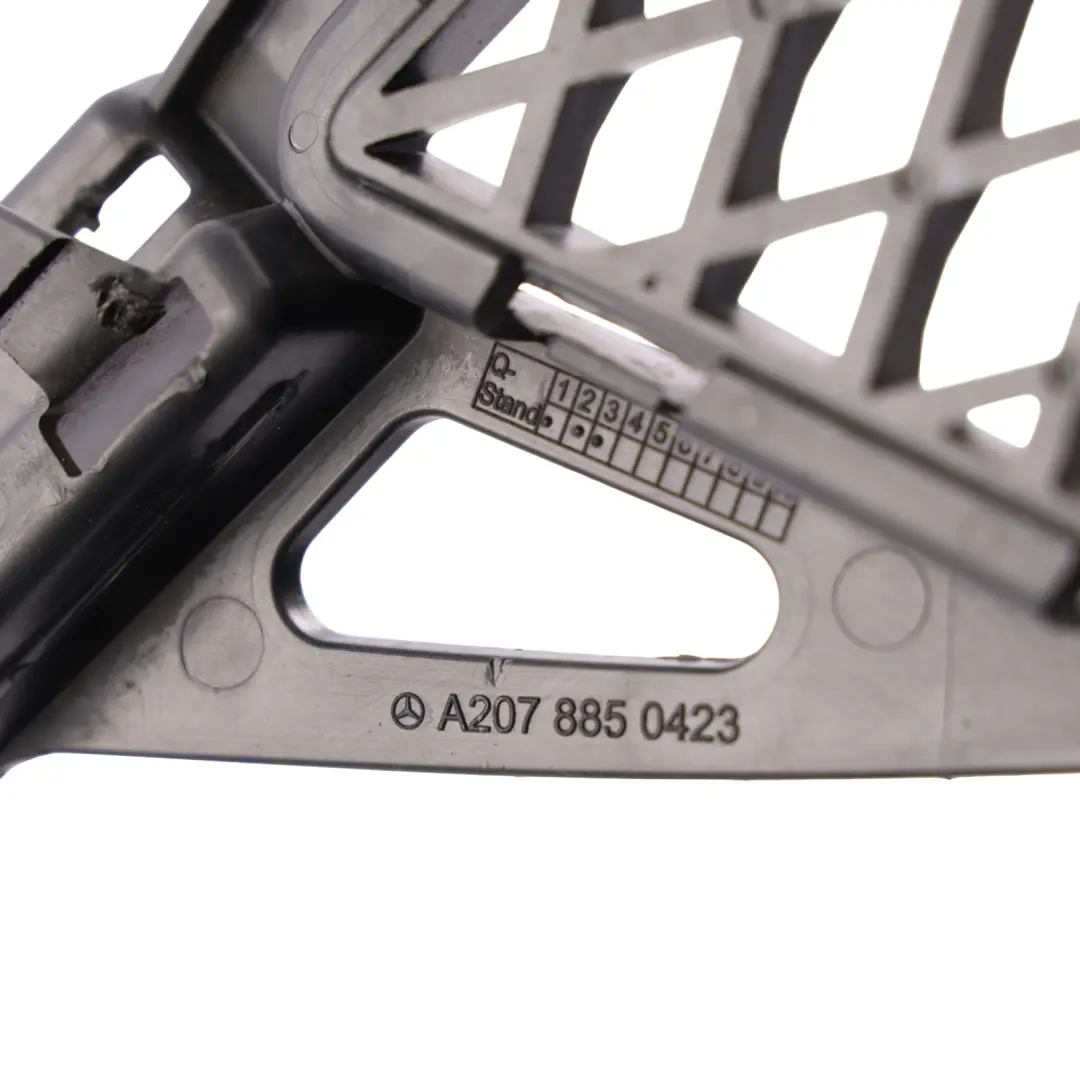 Front Bumper Center Grille Trim Panel Cover to Mercedes C207 with Part number A2078850423 Mercedes C207 Front Bumper Center Grille Trim Panel Cover - SKU A2078850423 - Part number A2078850423