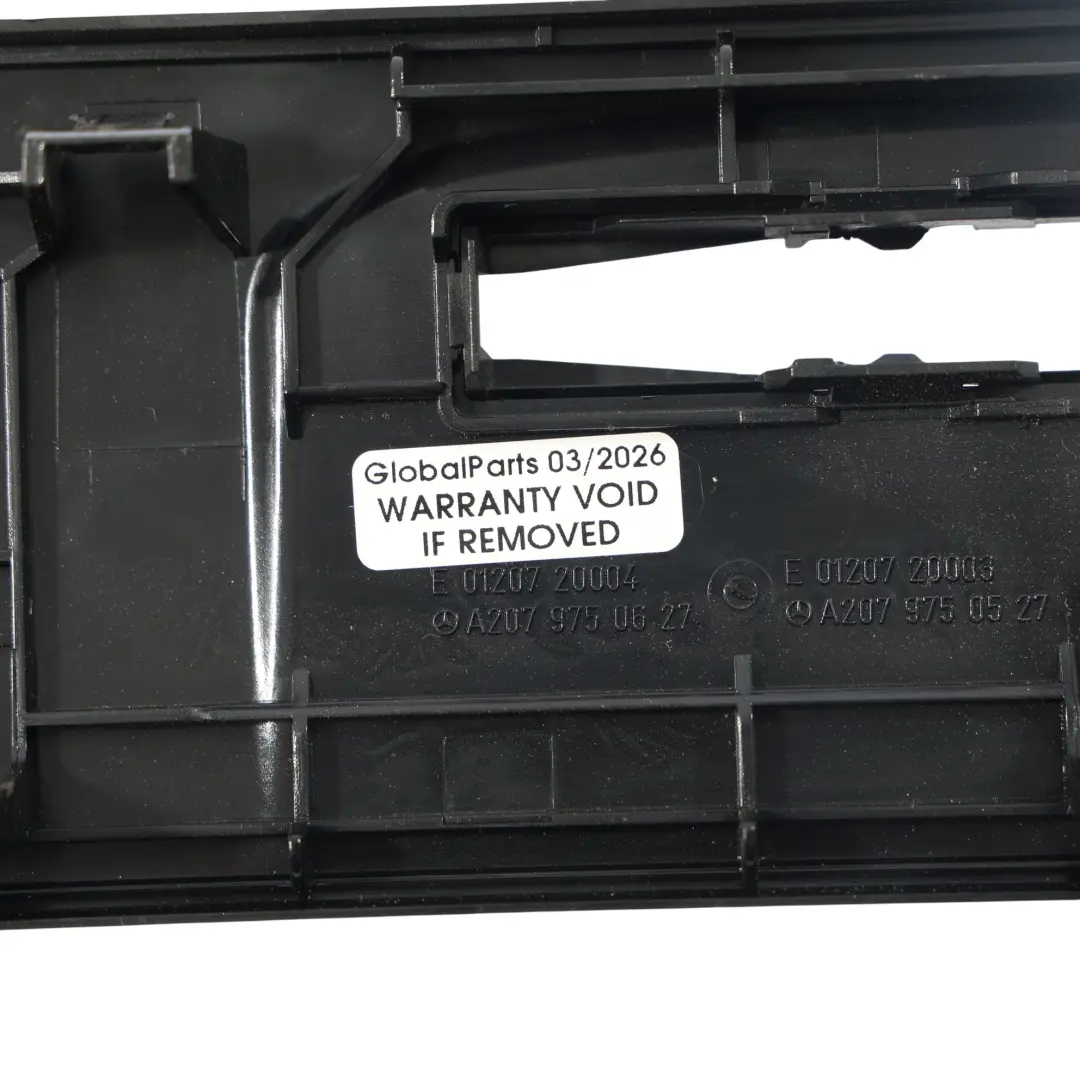 PDC Parking Distance Indicator Trim A2079750527 to Mercedes A207 Rear with Part number A2079750627 Mercedes A207 Rear PDC Parking Distance Indicator Trim A2079750527 - SKU A2079750627 - Part number A2079750627