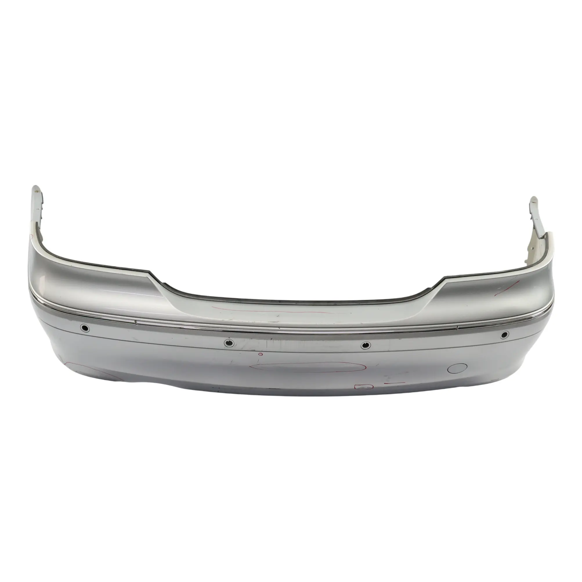 Mercedes W209 Rear Bumper Trim Panel Covering Iridium Silver Metallic - 775