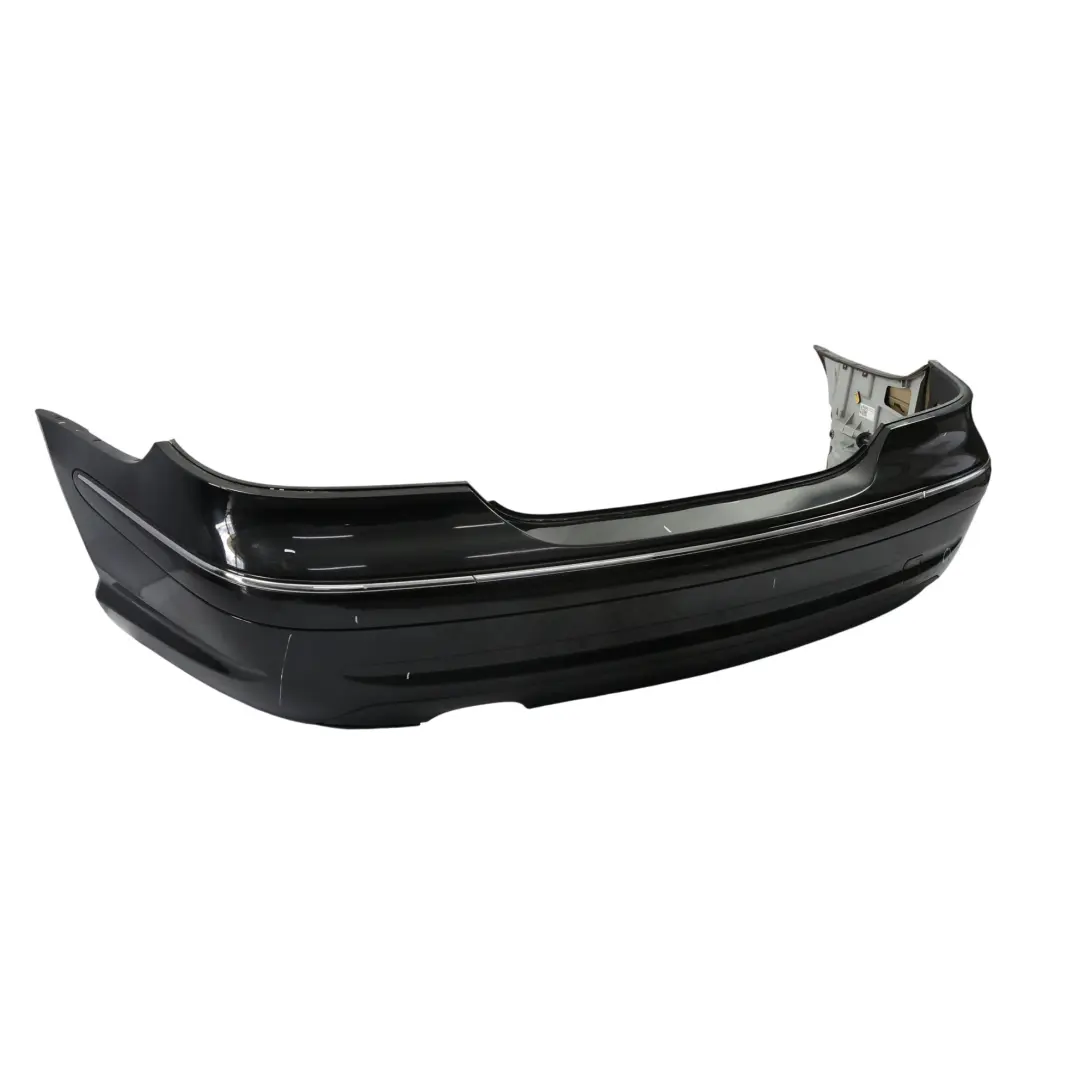 Mercedes W209 Rear Bumper AMG Trim Panel Covering Obsidian Black Metallic - 197 - SKU A2098851425-OB - Part number A2098851425