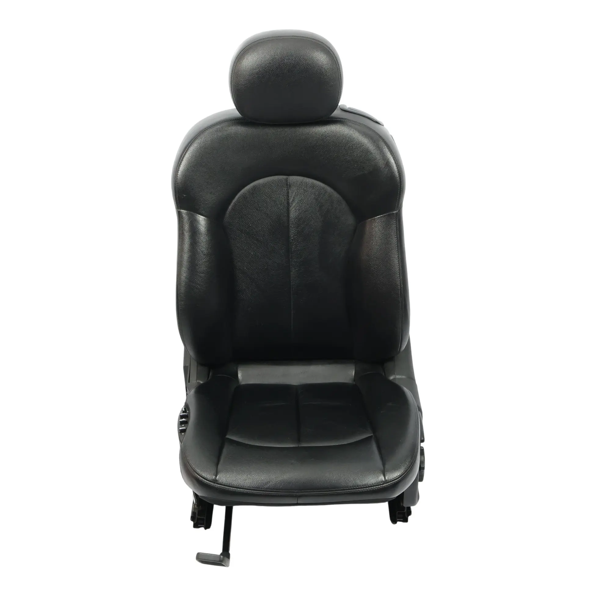 Mercedes A209 Vorne Links Sitz Multi Contour Schwarz Leder Nappa Amaretta