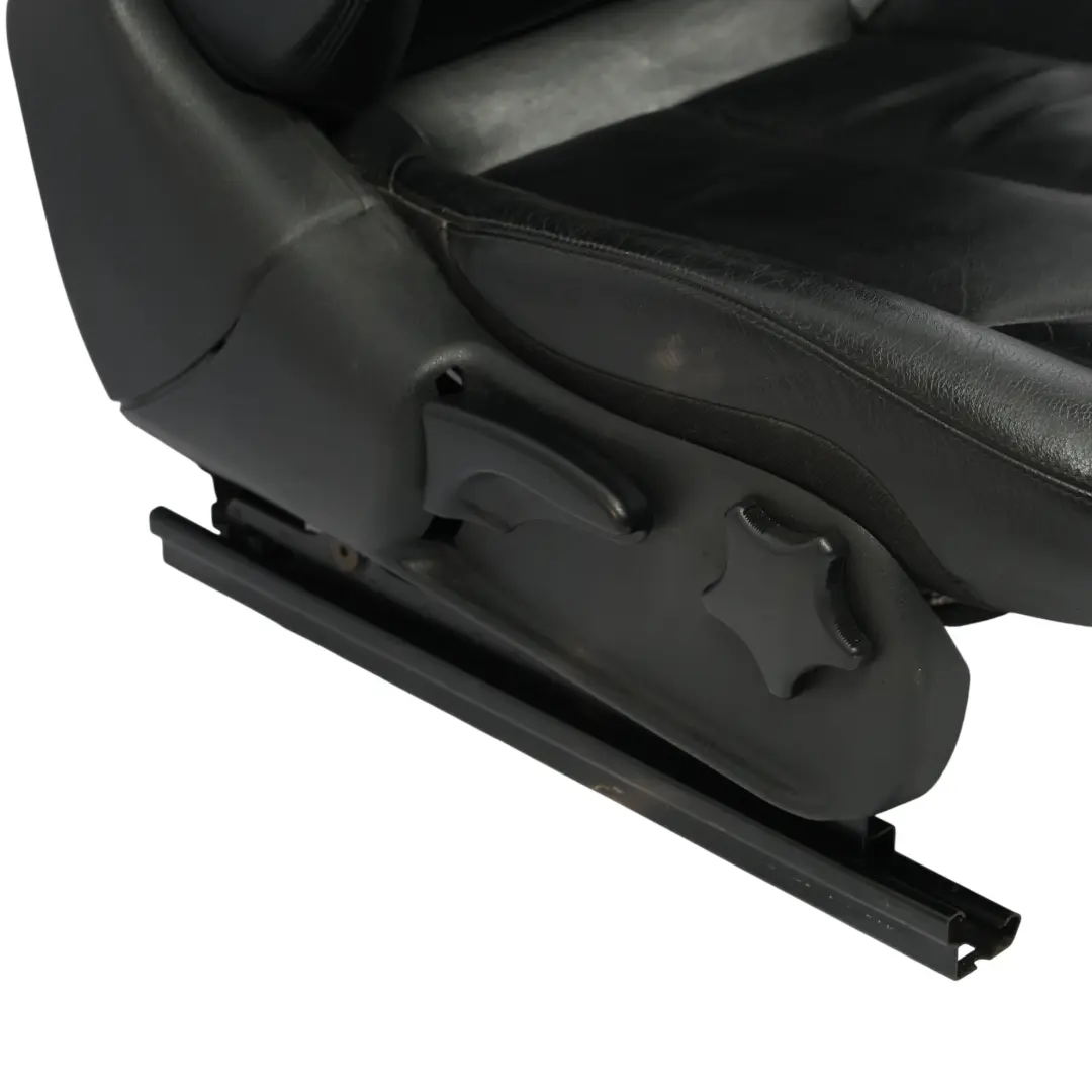 Mercedes A209 Front Right O/S Seat Multi Contour Black Leather Nappa Amaretta - SKU A2099107093-1 - Part number A2099107093
