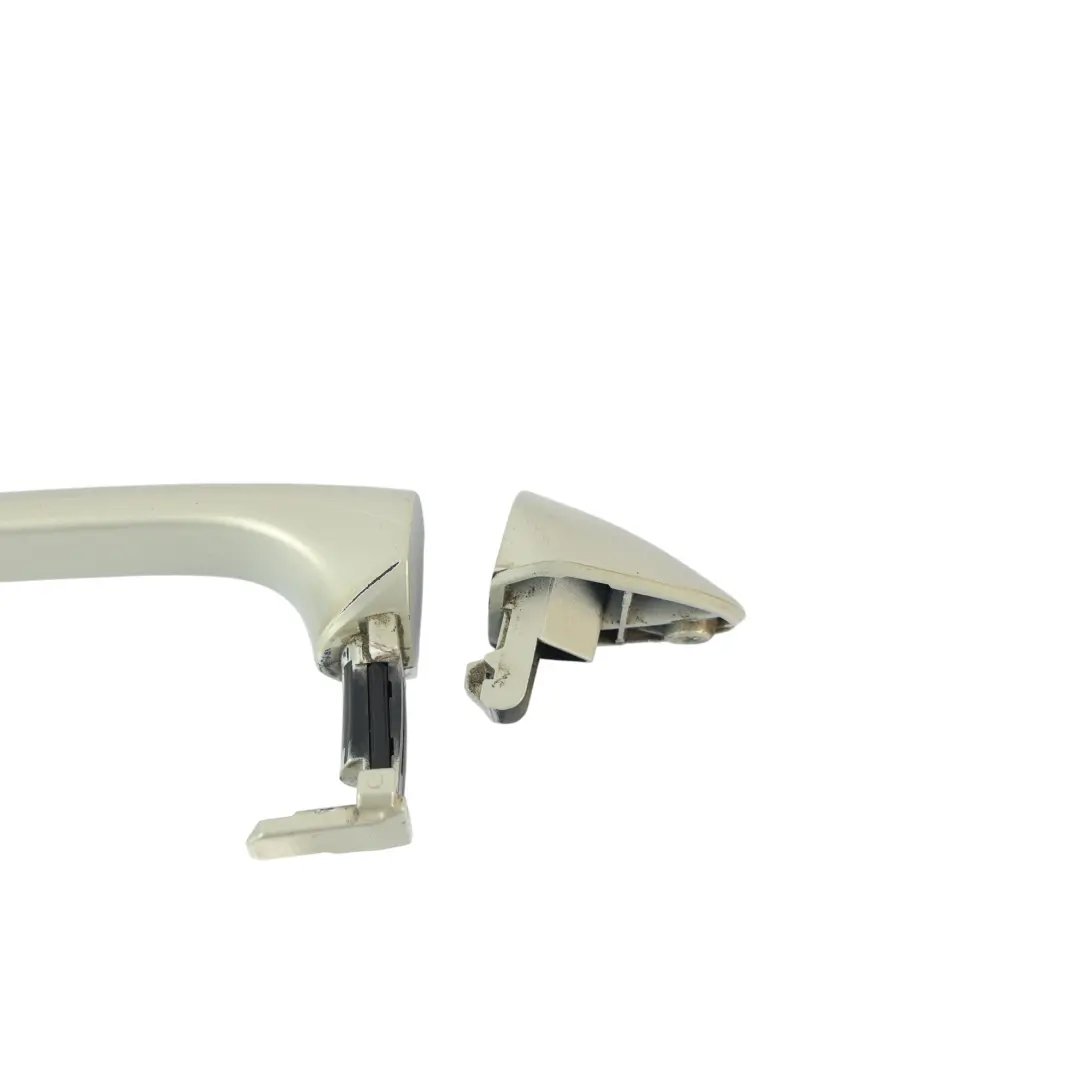 Front Door Grab Handle Left N/S Designo Silver - 029 to Mercedes A209 W211 with Part number A2117600770 Mercedes A209 W211 Front Door Grab Handle Left N/S Designo Silver - 029 - SKU RHD-A2117600770-SVR - Part number A2117600770