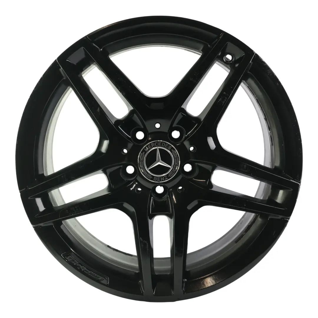 Mercedes W207 W212 AMG Alloy Wheel Rim 18" ET:48 8.5J Black - SKU A2124010300-7 - Part number A2124010300