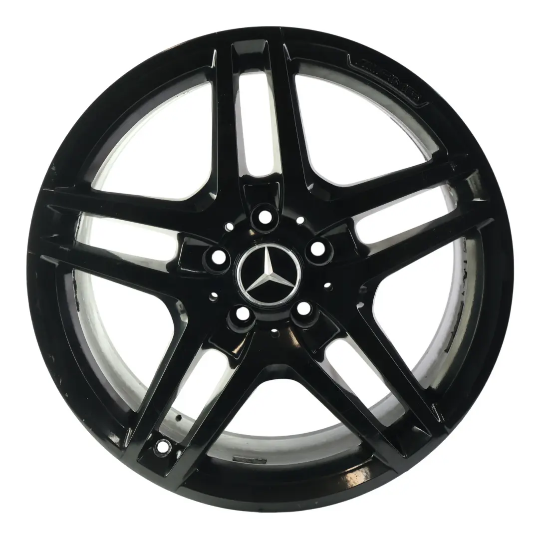 Czarna Tylna Felga Aluminiowa 18" ET:54 9J do Mercedes W212 AMG o numerze A2124010400 Mercedes W212 AMG Czarna Tylna Felga Aluminiowa 18" ET:54 9J - SKU A2124010400-3 - Numer Części A2124010400