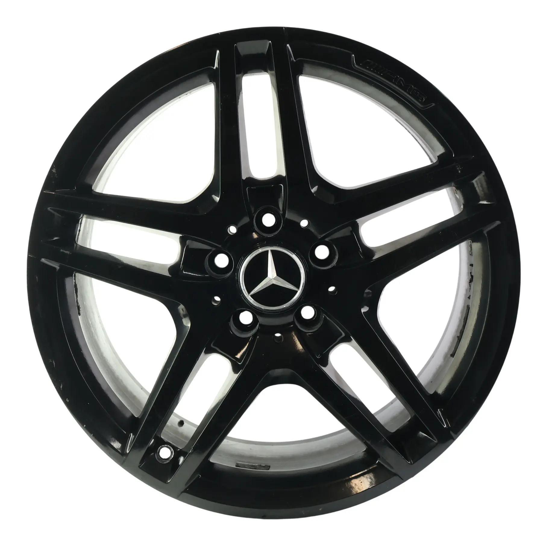 Mercedes W212 AMG Schwarz Hinterrad Alufelge 18" ET:54 9J A2124010400
