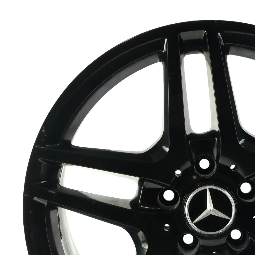 Mercedes W212 AMG Schwarz Hinterrad Alufelge 18" ET:54 9J - SKU A2124010400-3 - Teilenummer A2124010400