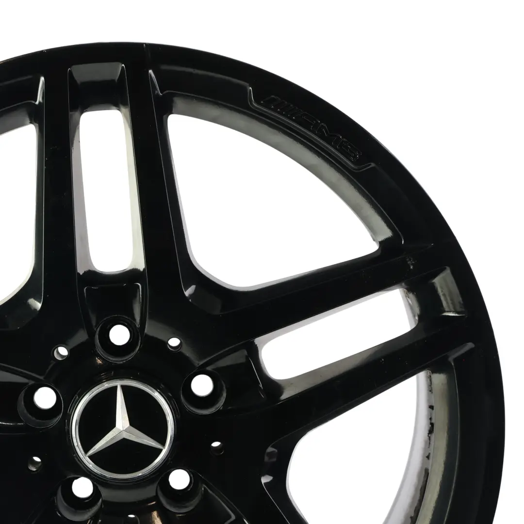 Mercedes W212 AMG Nero Cerchio Lega Posteriore 18" ET:54 9J - SKU A2124010400-3 - Numero di parte A2124010400