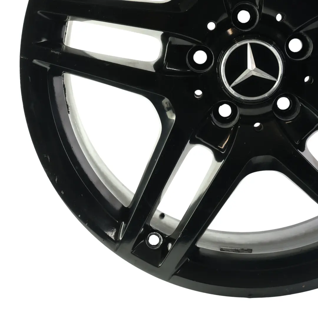 Mercedes W212 AMG Schwarz Hinterrad Alufelge 18" ET:54 9J - SKU A2124010400-3 - Teilenummer A2124010400