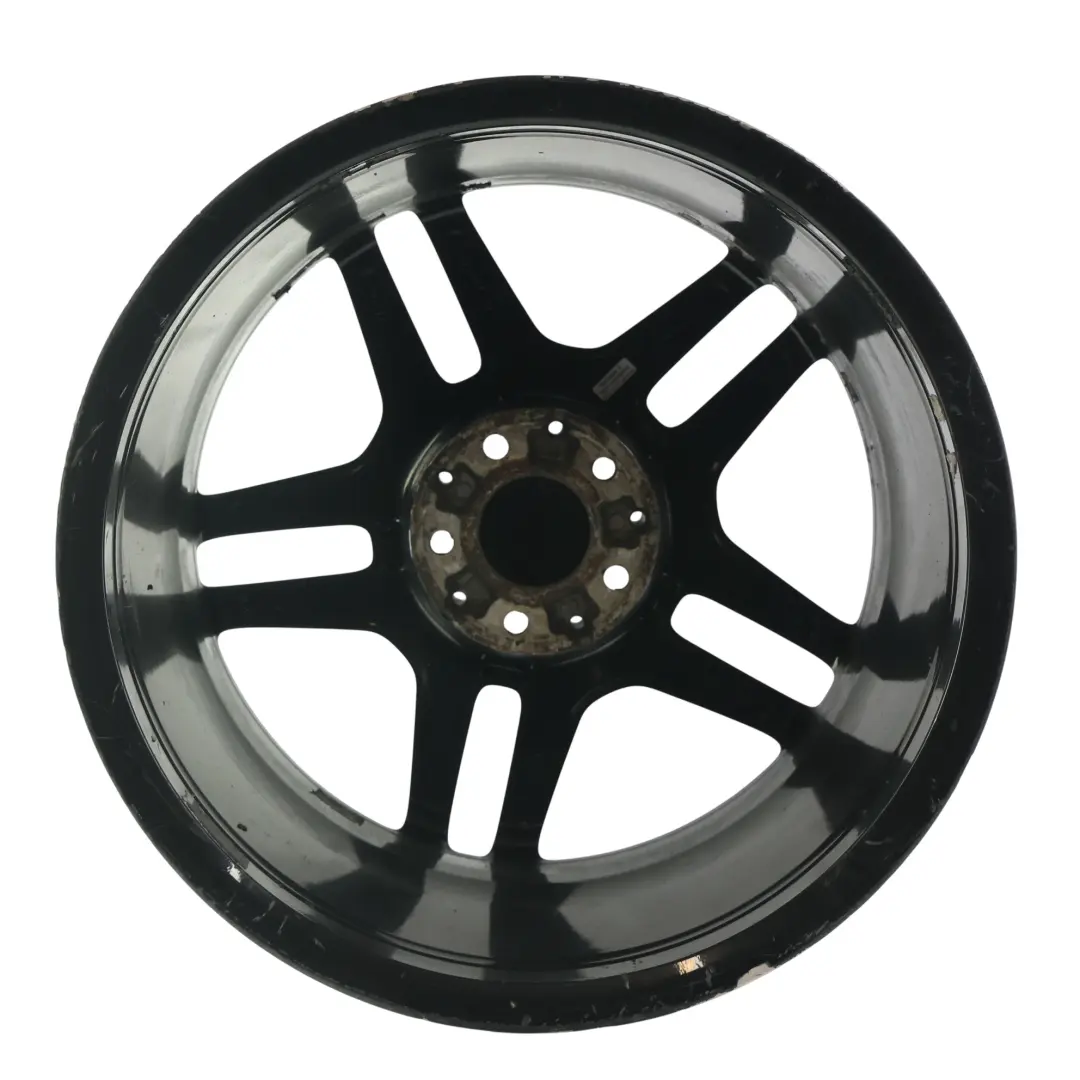 Mercedes W212 AMG Hinterrad Alu Felge Schwarz 5-Doppel Speiche 18" ET:54 9J - SKU A2124010400-5 - Teilenummer A2124010400