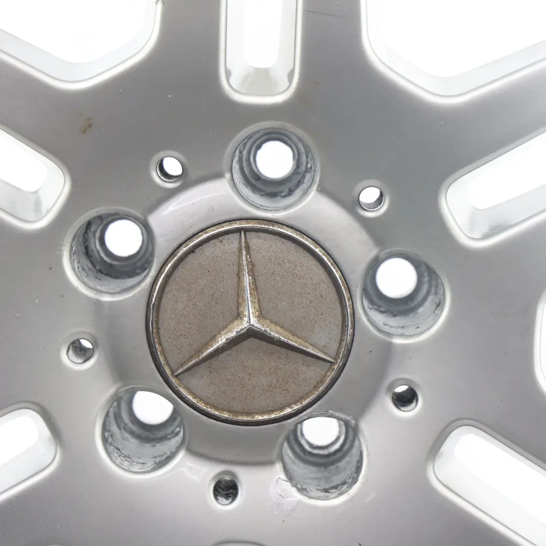 Mercedes W212 Rear Axle Silver Alloy Wheel Rim 18" ET:48 8,5J - SKU A2124012302-1 - Part number A2124012302