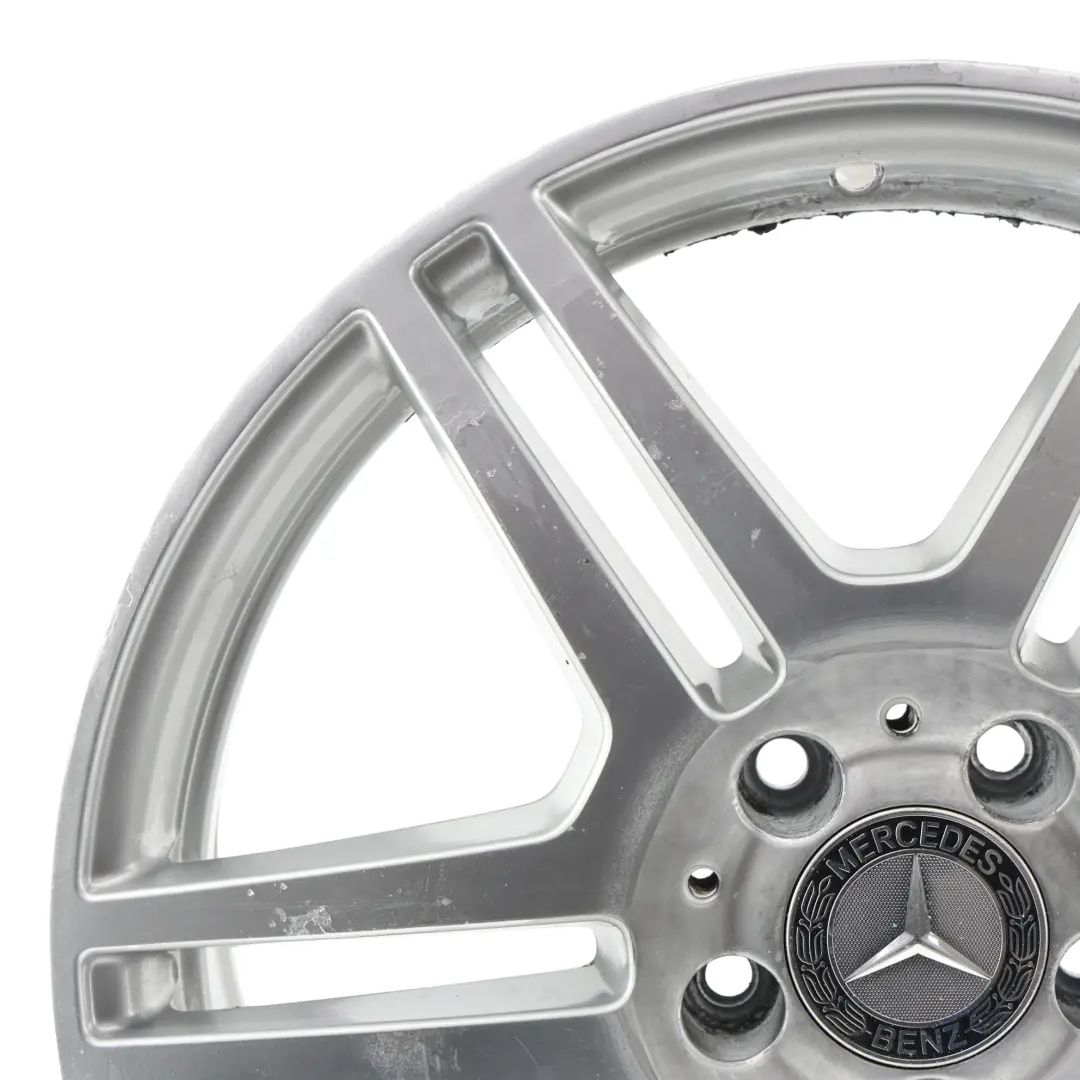Mercedes W212 Llanta Aleación Plateada Para Trasero 18" ET:48 8,5J - SKU A2124012302-3 - Número de pieza A2124012302