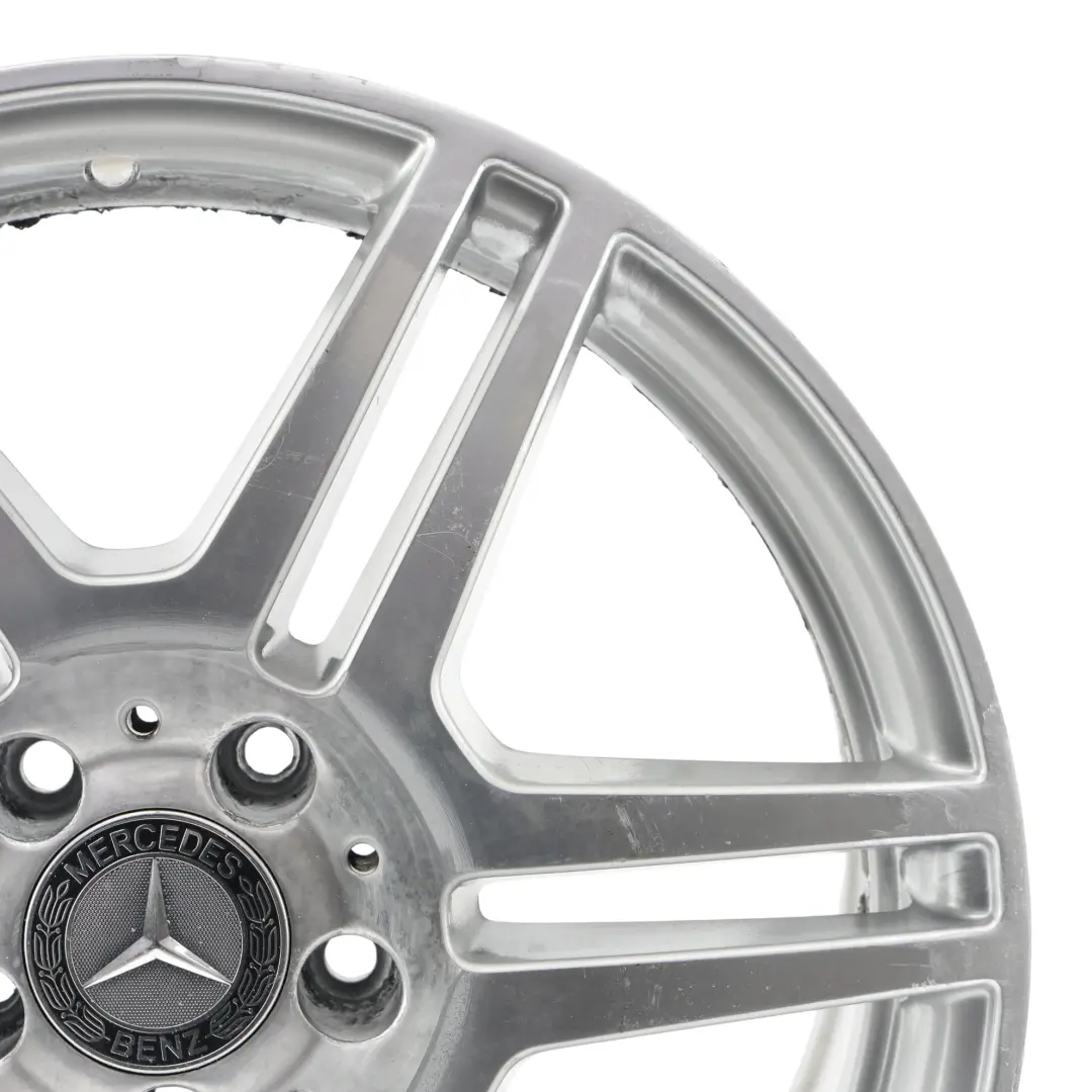 Axle Silver Alloy Wheel Rim 18" ET:48 8,5J to Mercedes W212 Rear with Part number A2124012302 Mercedes W212 Rear Axle Silver Alloy Wheel Rim 18" ET:48 8,5J - SKU A2124012302-3 - Part number A2124012302