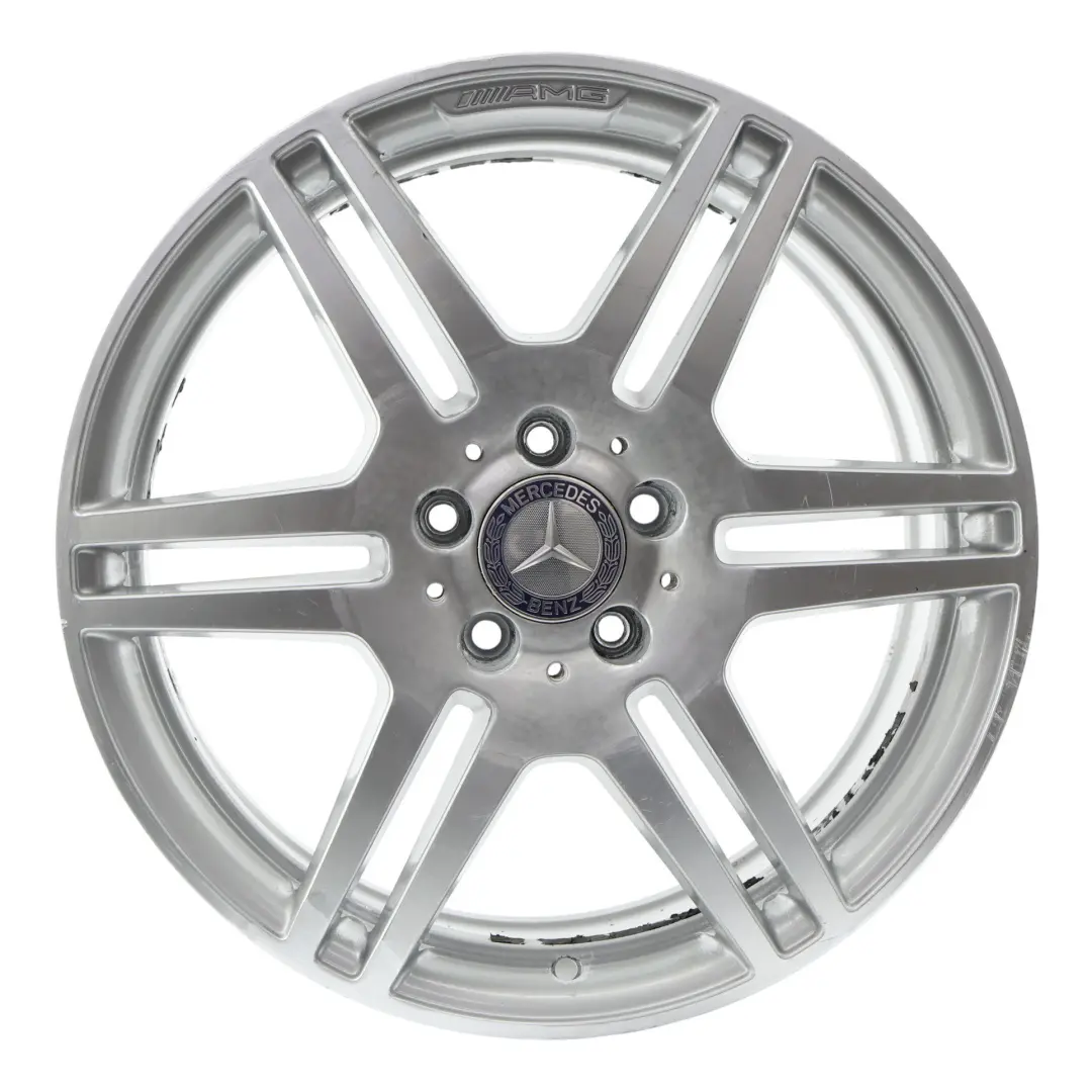 Mercedes W212 Rear Axle Silver Alloy Wheel Rim 18" ET:48 8,5J - SKU A2124012302-4 - Part number A2124012302