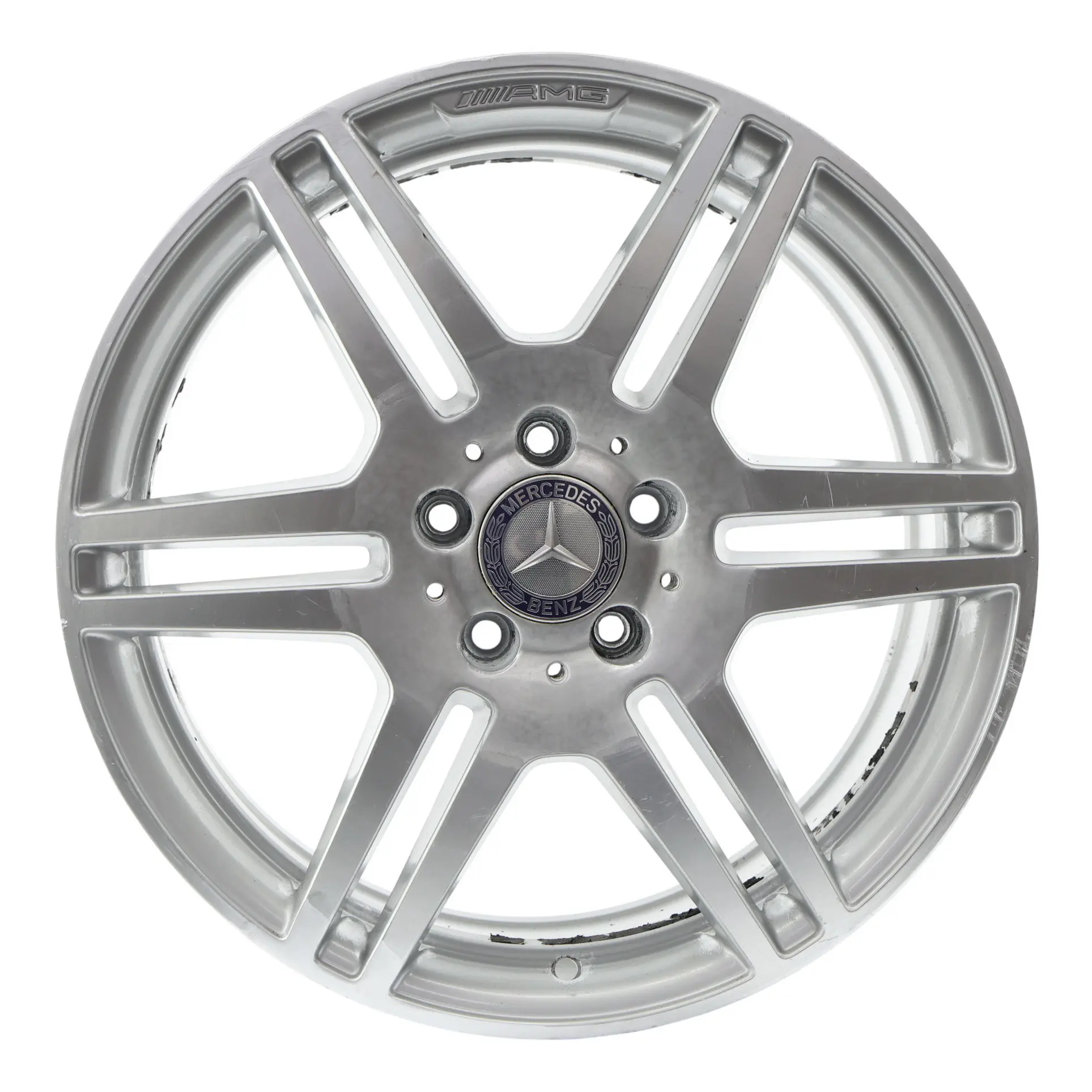 Mercedes W212 Rear Axle Silver Alloy Wheel Rim 18" ET:48 8,5J A2124012302