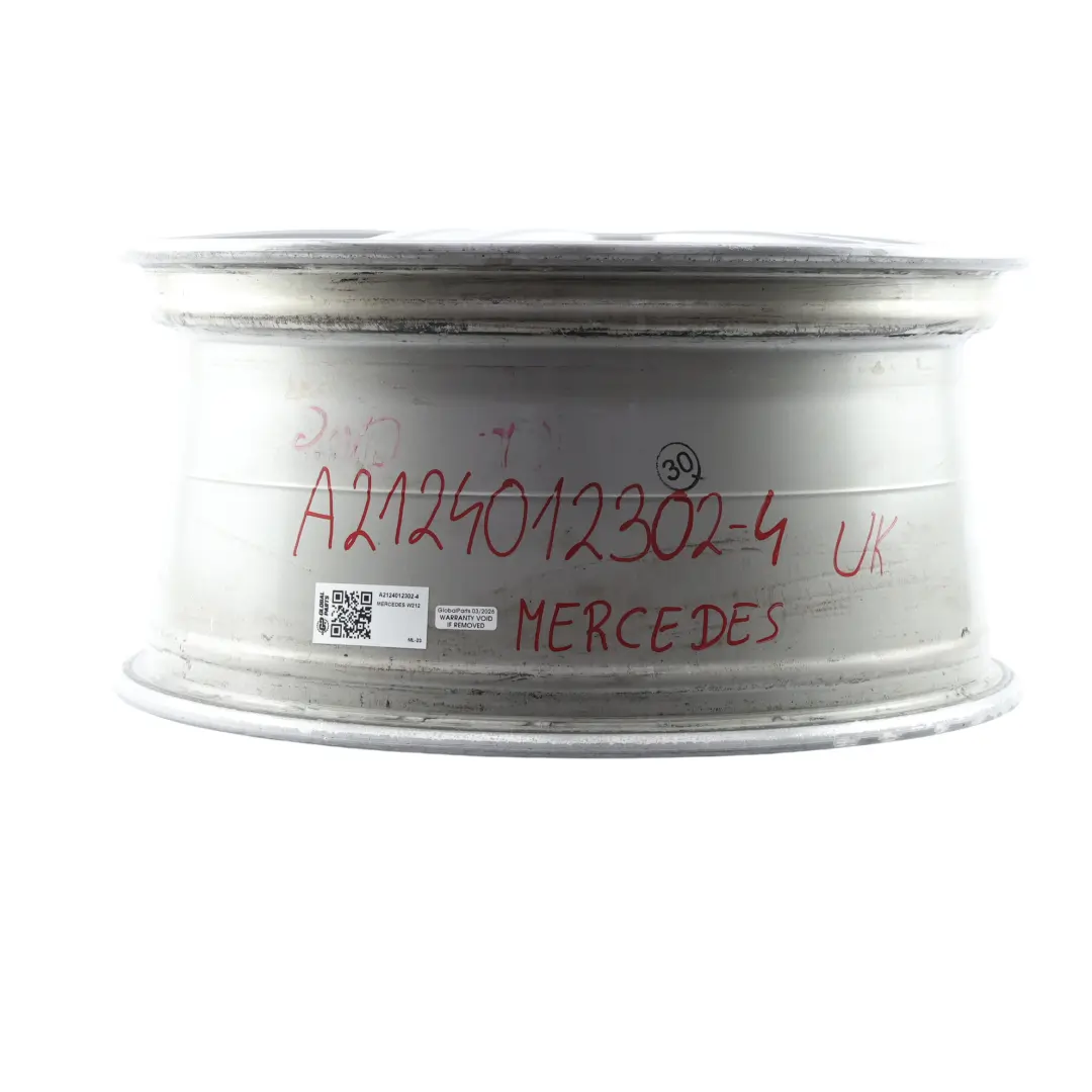Mercedes W212 Rear Axle Silver Alloy Wheel Rim 18" ET:48 8,5J - SKU A2124012302-4 - Part number A2124012302