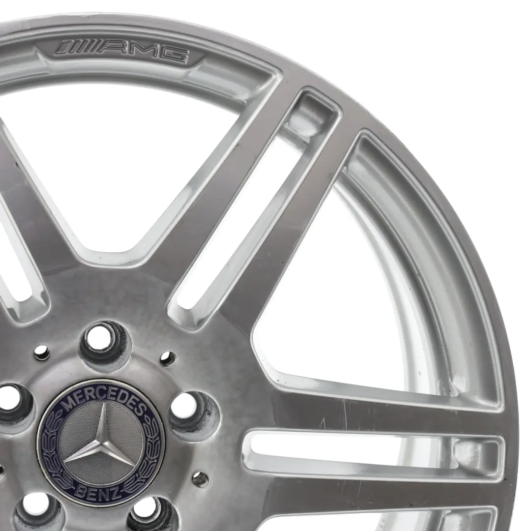 Mercedes W212 Rear Axle Silver Alloy Wheel Rim 18" ET:48 8,5J - SKU A2124012302-4 - Part number A2124012302