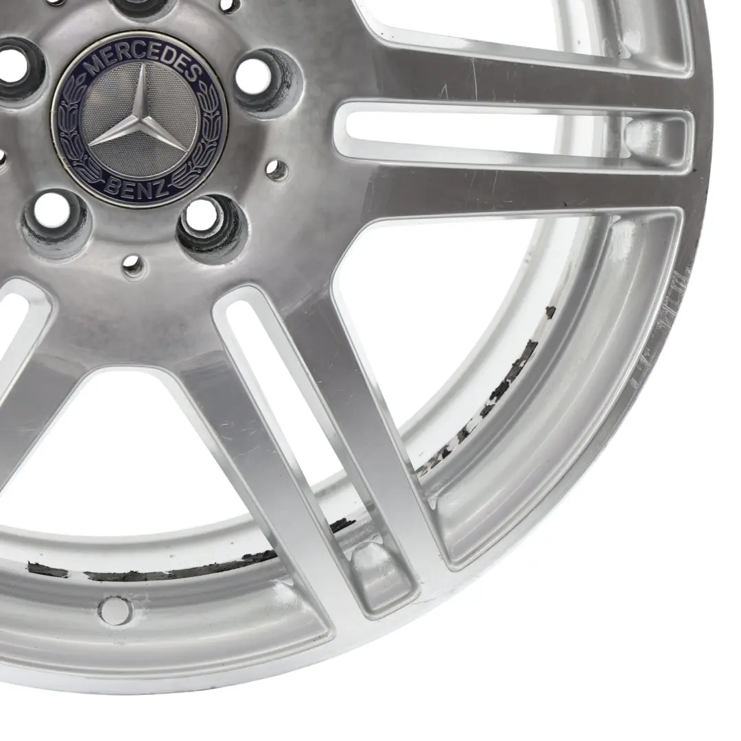 Mercedes W212 Rear Axle Silver Alloy Wheel Rim 18" ET:48 8,5J - SKU A2124012302-4 - Part number A2124012302