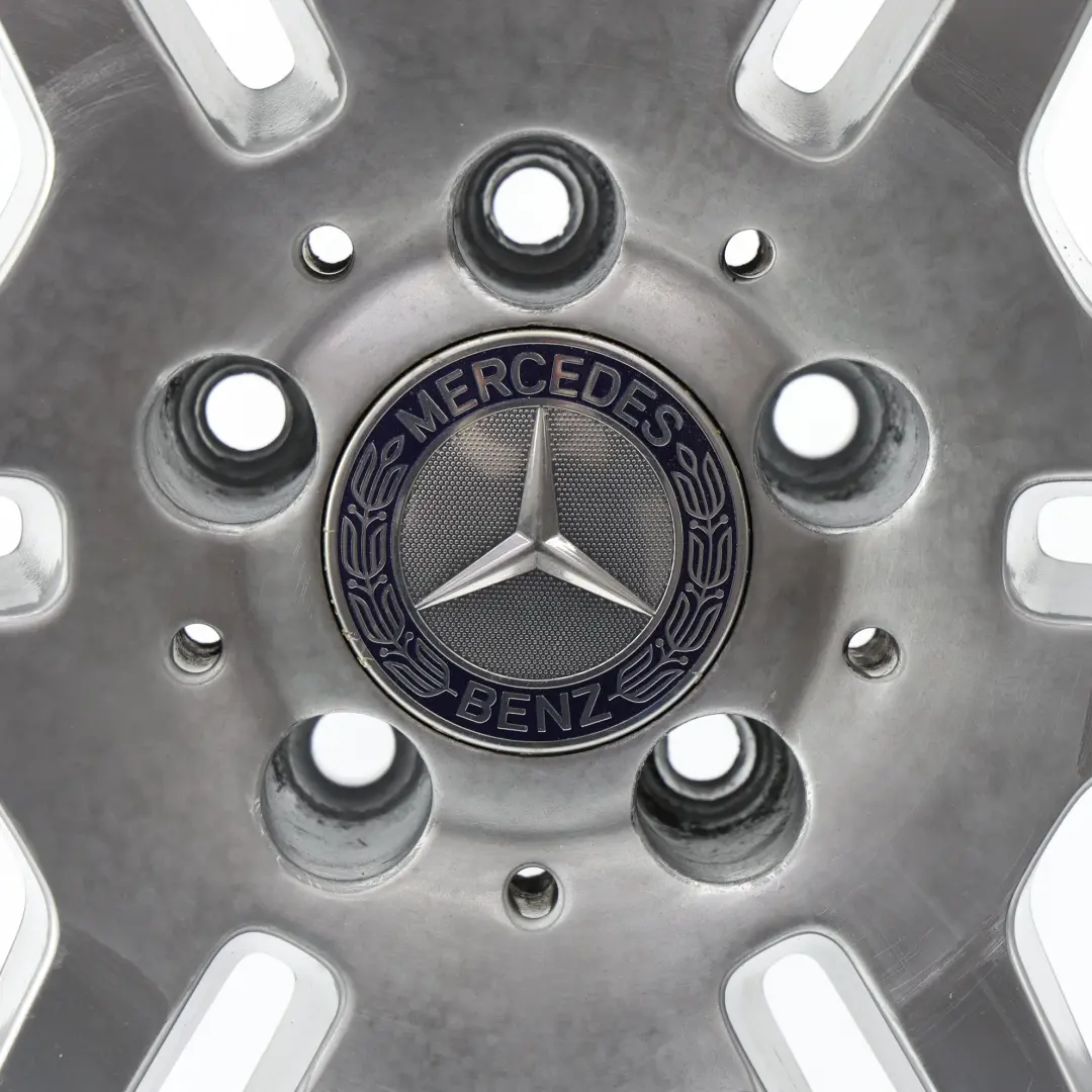 Mercedes W212 Rear Axle Silver Alloy Wheel Rim 18" ET:48 8,5J - SKU A2124012302-4 - Part number A2124012302