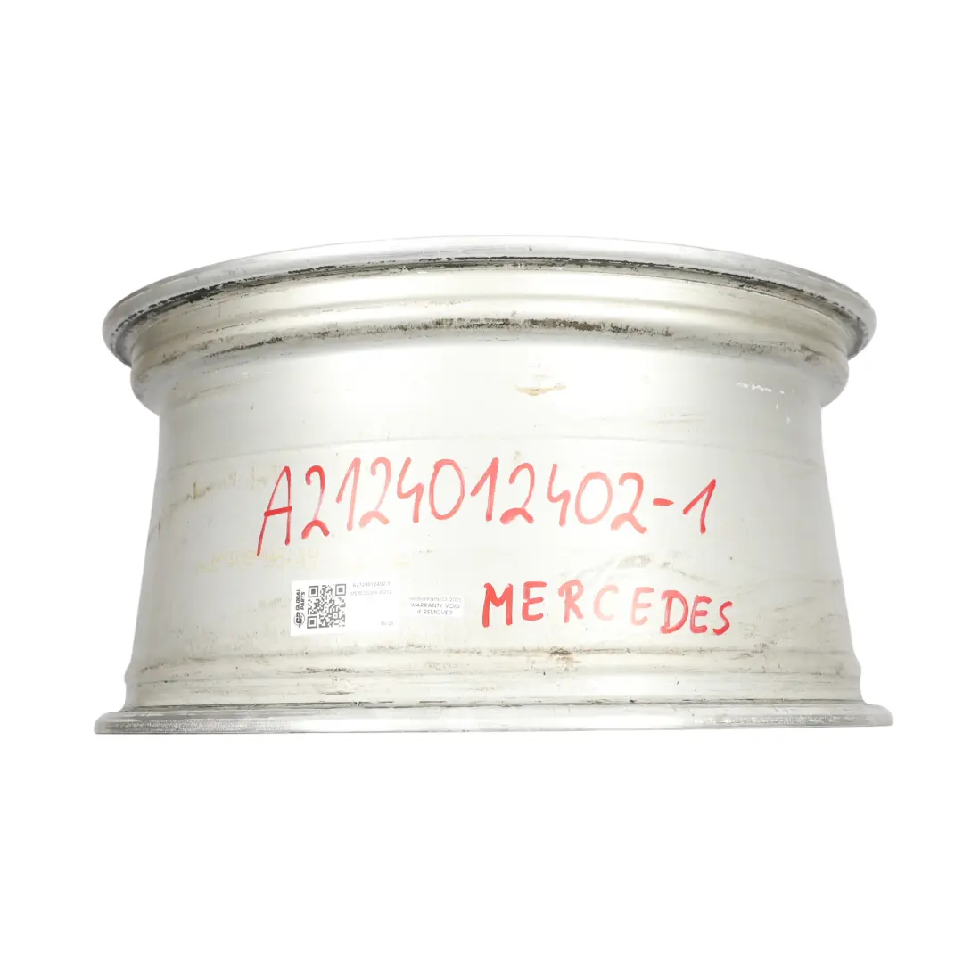 Mercedes W212 Rear Axle Wheel Rim Alloy Silver 18" ET:54 9J - SKU A2124012402-1 - Part number A2124012402