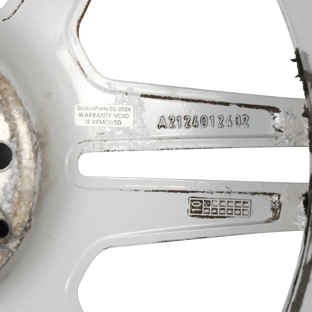 Axle Wheel Rim Alloy Silver 18" ET:54 9J to Mercedes W212 Rear with Part number A2124012402 Mercedes W212 Rear Axle Wheel Rim Alloy Silver 18" ET:54 9J - SKU A2124012402-1 - Part number A2124012402