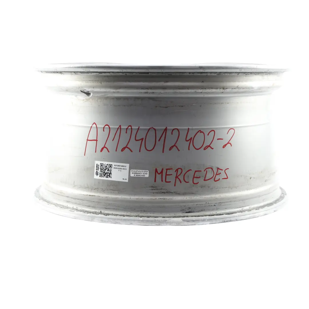 Mercedes W212 Essieu Arrière Jante Alliage Argent 18" ET:54 9J - SKU A2124012402-2 - Numéro de pièce A2124012402