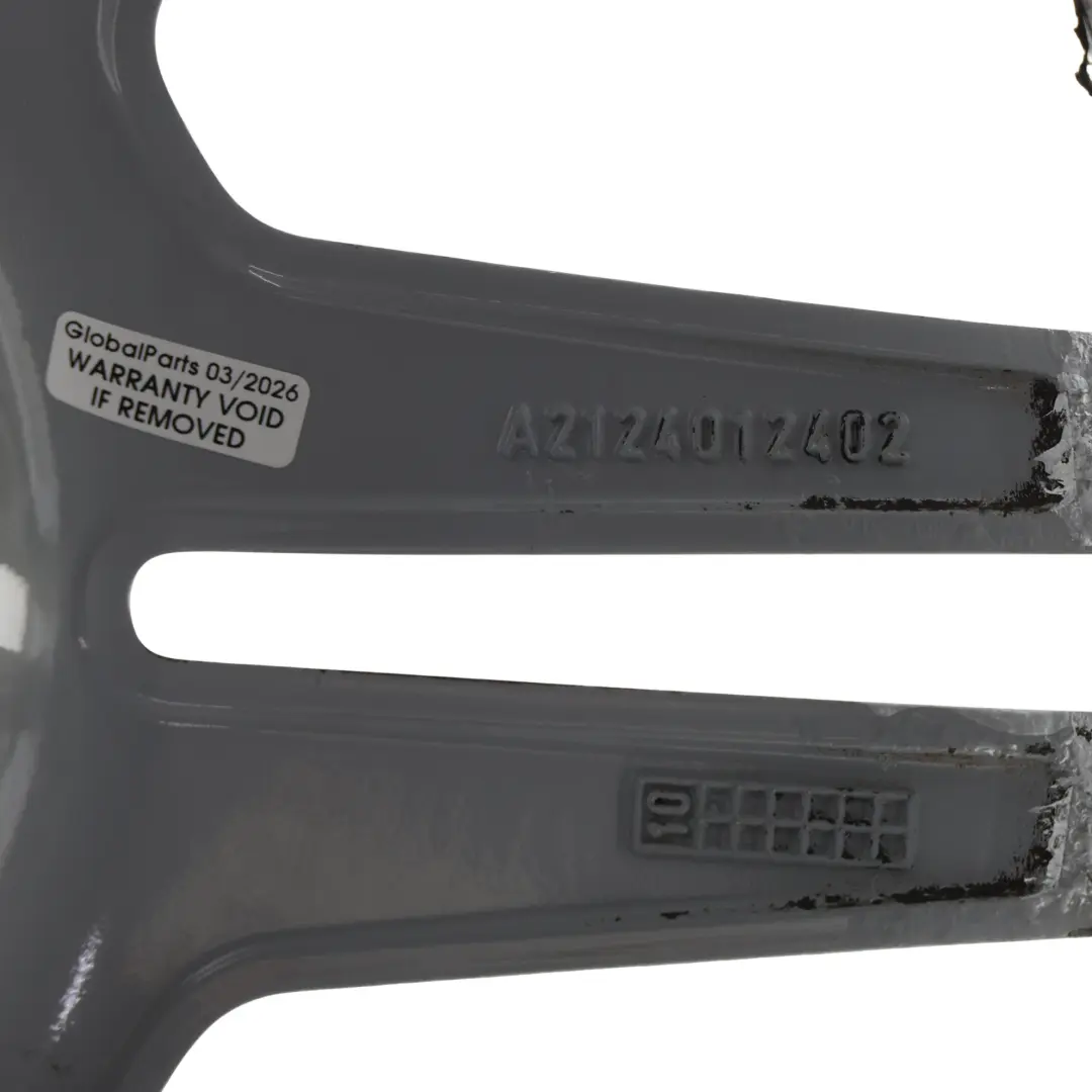 Mercedes W212 Eje Trasero de Plata Llanta de Aleacion 18 "ET: 54 9J - SKU A2124012402-2 - Número de pieza A2124012402
