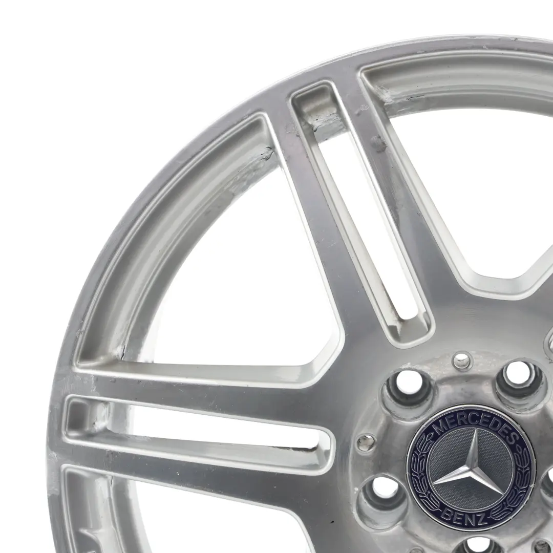 Mercedes W212 Hinten Silber Alufelge Alu Felge 18" ET:54 9J - SKU A2124012402-2 - Teilenummer A2124012402