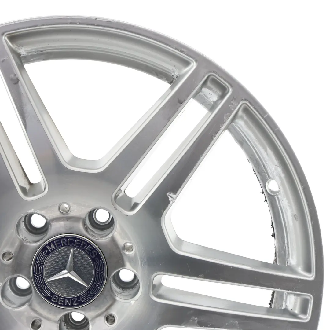 Mercedes W212 Asse Posteriore Argento Cerchio In Lega 18" Et:54 9J - SKU A2124012402-2 - Numero di parte A2124012402