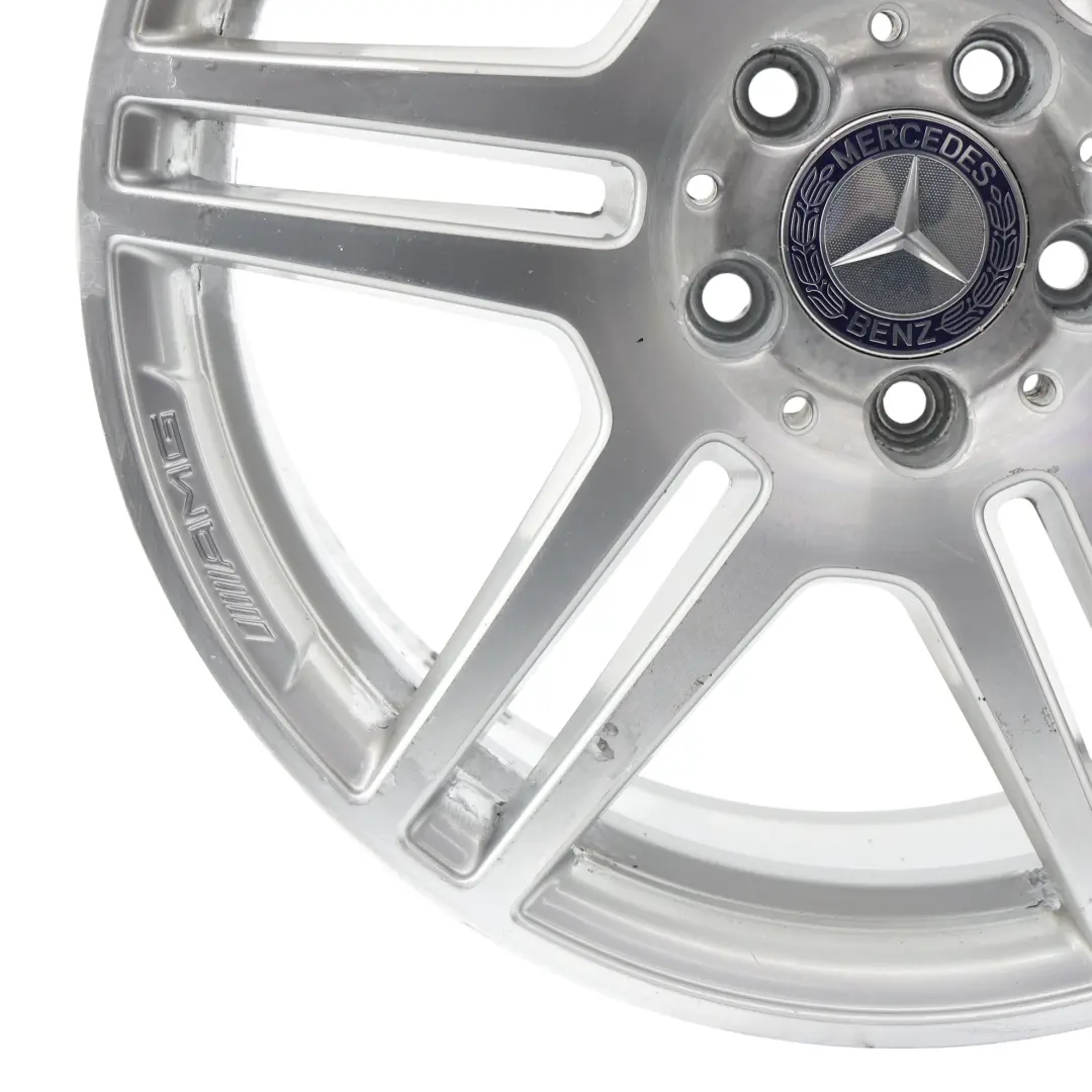 Mercedes W212 Hinten Silber Alufelge Alu Felge 18" ET:54 9J - SKU A2124012402-2 - Teilenummer A2124012402