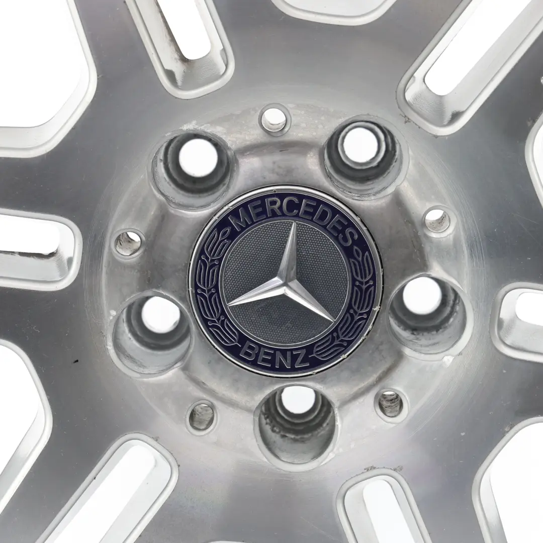 Mercedes W212 Hinten Silber Alufelge Alu Felge 18" ET:54 9J - SKU A2124012402-2 - Teilenummer A2124012402