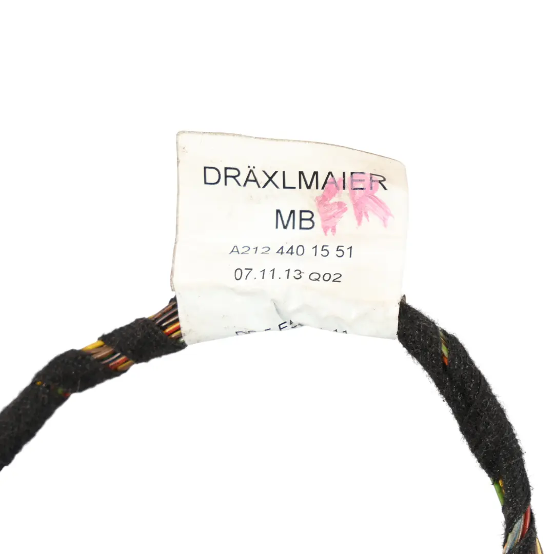 Mercedes S212 W212 Door Wire Cable Harness Loom Front Right O/S - SKU RHD-A2124401551 - Part number A2124401551