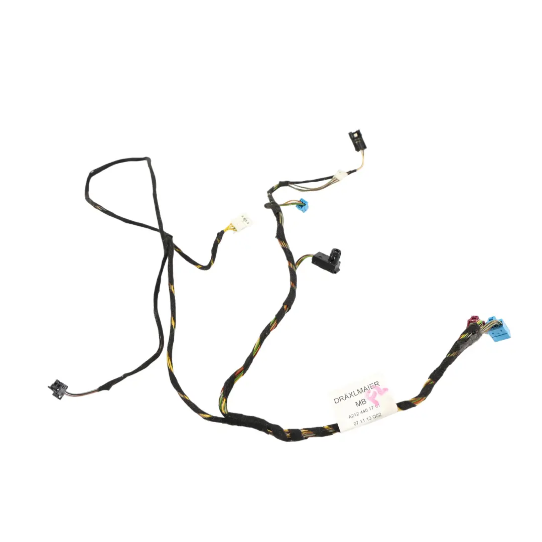 Mercedes W212 Door Wiring Loom Harness Cable Wire Front Left N/S - SKU RHD-A2124401751 - Part number A2124401751