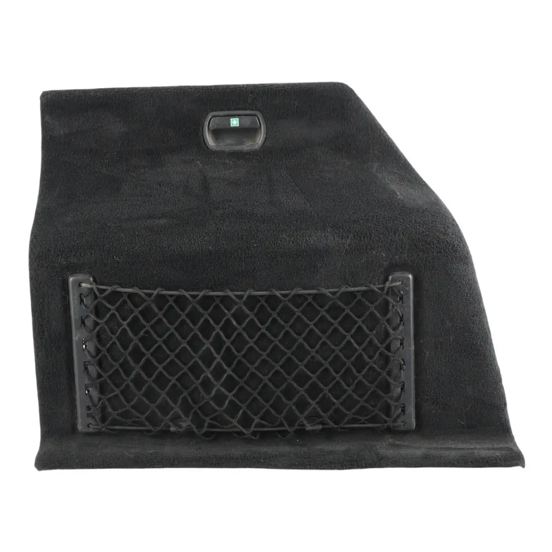 Boot Trunk Side Trim Cover Panel Rear Right O/S Black to Mercedes S212 with Part number A2126904641 Mercedes S212 Boot Trunk Side Trim Cover Panel Rear Right O/S Black - SKU A2126904641 - Part number A2126904641