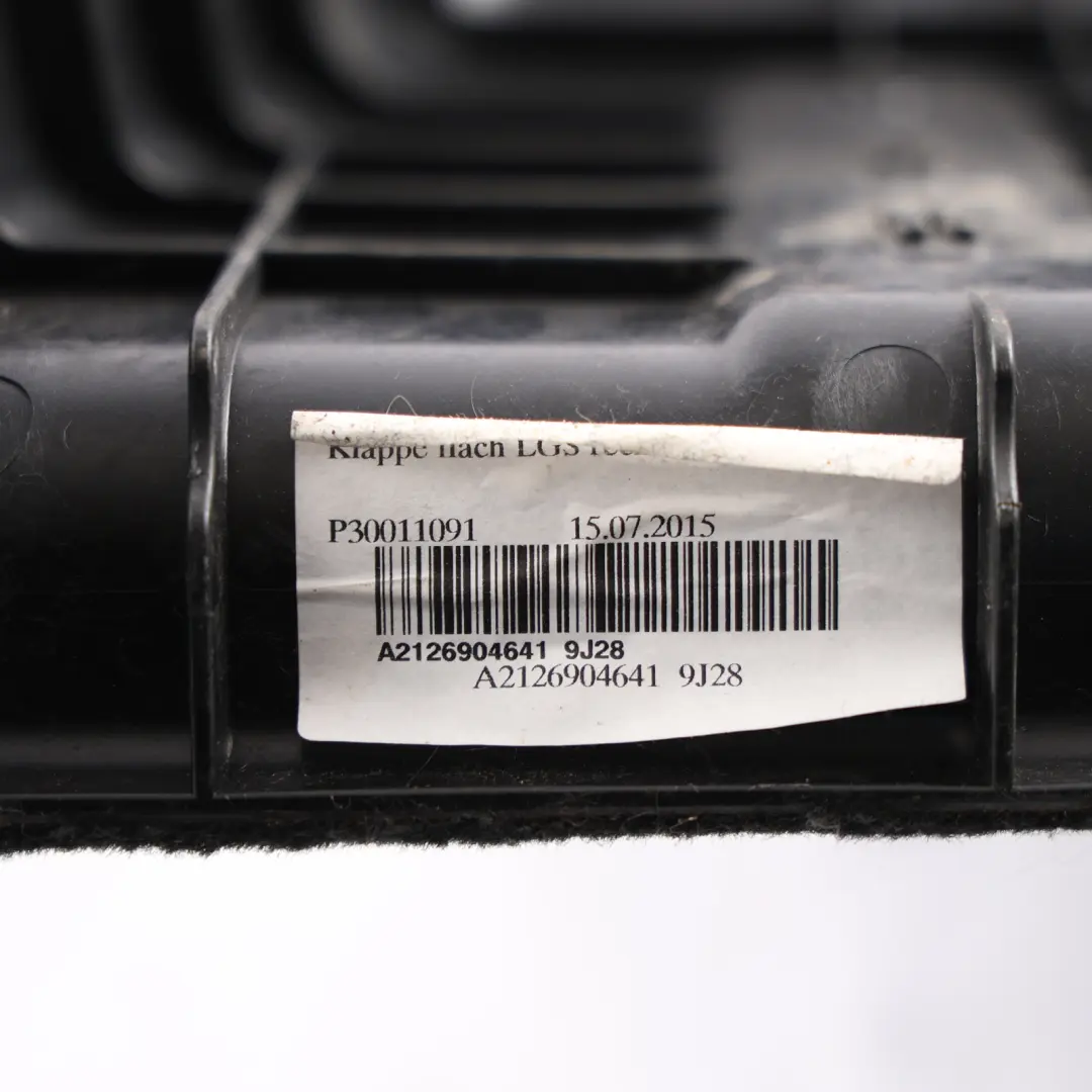 Mercedes S212 Boot Trunk Side Trim Cover Panel Rear Right O/S Black - SKU A2126904641 - Part number A2126904641