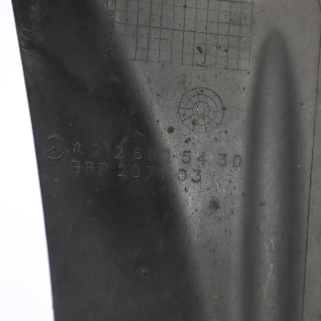 Arch Liner Cover Front Section Front Left N/S to Mercedes W212 Wheel with Part number A2126905430 Mercedes W212 Wheel Arch Liner Cover Front Section Front Left N/S - SKU A2126905430 - Part number A2126905430