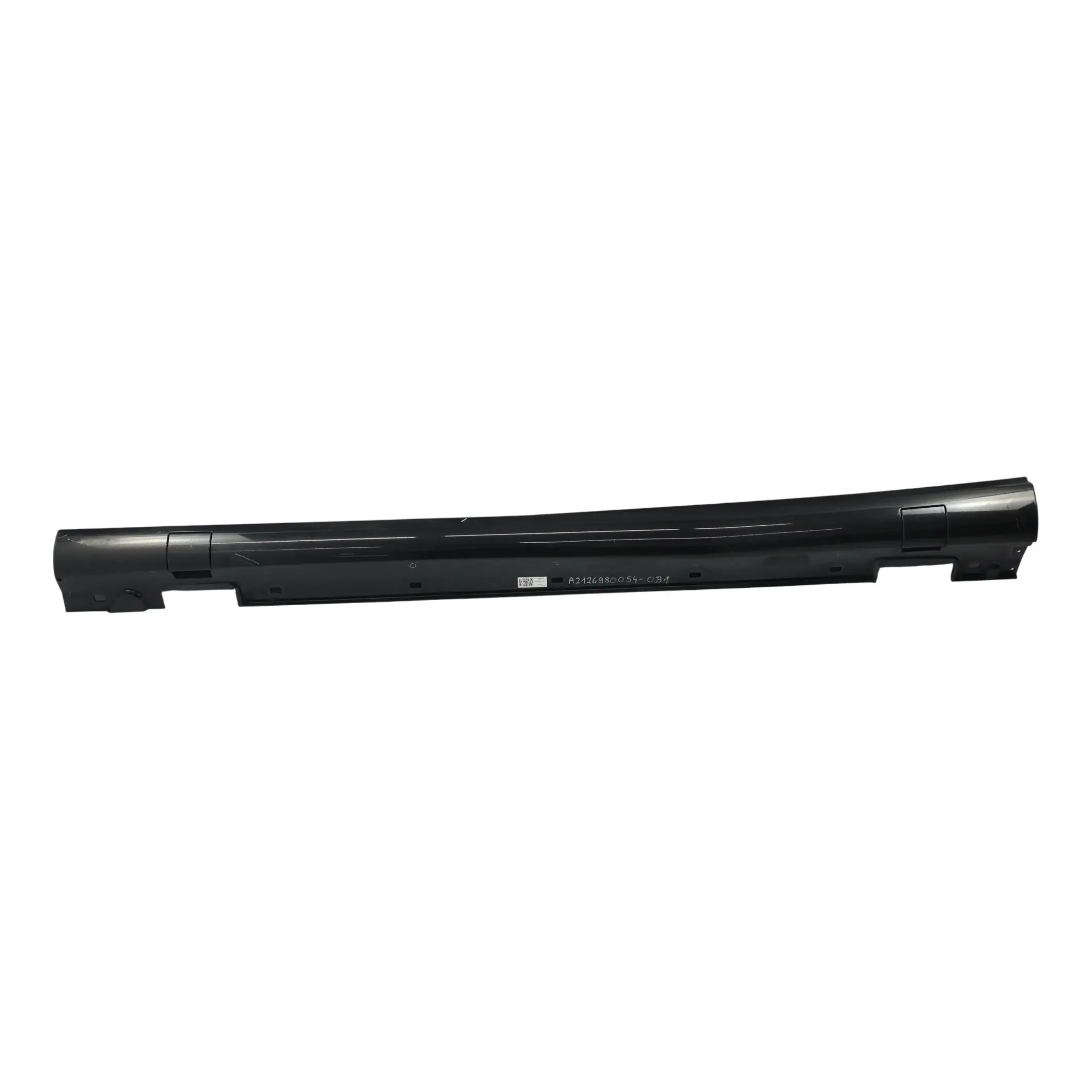 Mercedes W212 Side Skirt Door Sill AMG Left N/S Obsidian Black Metallic - 775